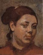 Edgar Degas Head of a Woman oil painting on canvas